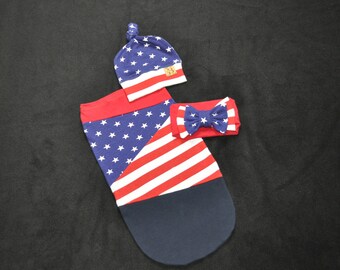 patriotic swaddle