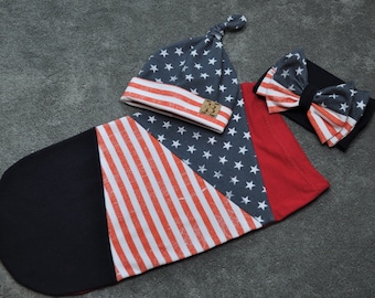 patriotic swaddle