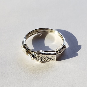 St. Jude Wire Wrapped Ring, Saint Jude Ring, Saint Jude Jewelry, St. Jude Medal
