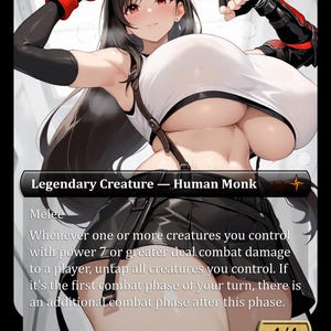Tifa, Martial Artist - Waifu Proxy FOIL