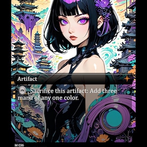 Black Lotus - Waifu Proxy FOIL