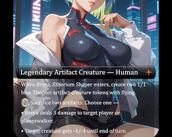 Breya, Etherium Shaper - Waifu Proxy FOIL