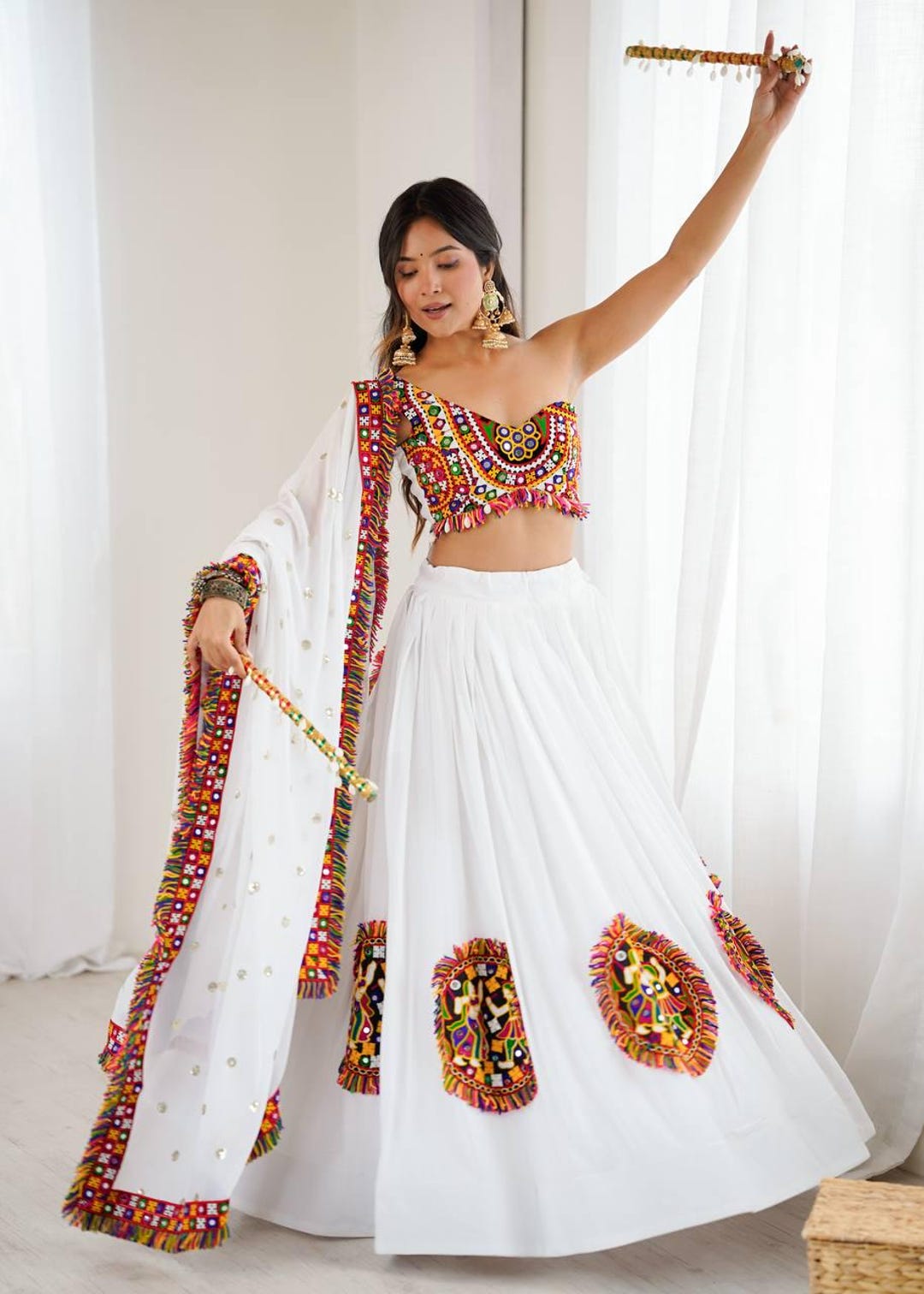 Garba Dress Navratri Garba Lehenga Choli Navratri Chaniya Choli ...