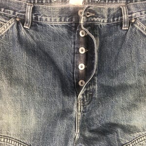 Vintage Gap Denim Jeans 40 X 30 Motocross Pants Y2K Button Fly See Pics zdjęcie 3