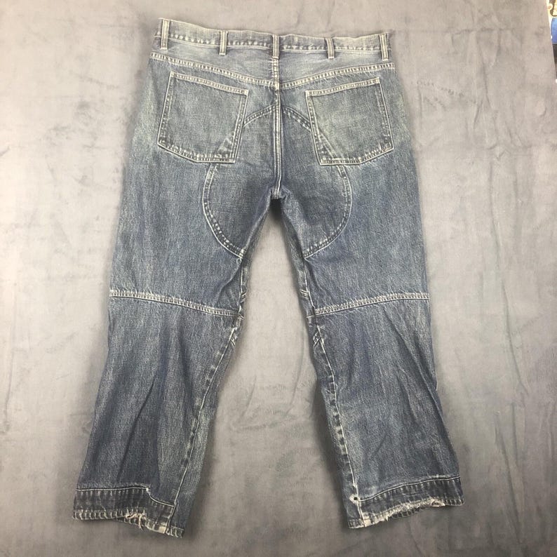 Vintage Gap Denim Jeans 40 X 30 Motocross Pants Y2K Button Fly See Pics zdjęcie 2