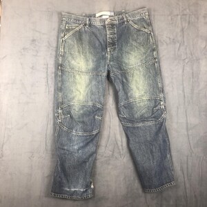 Vintage Gap Denim Jeans 40 X 30 Motocross Pants Y2K Button Fly See Pics zdjęcie 1