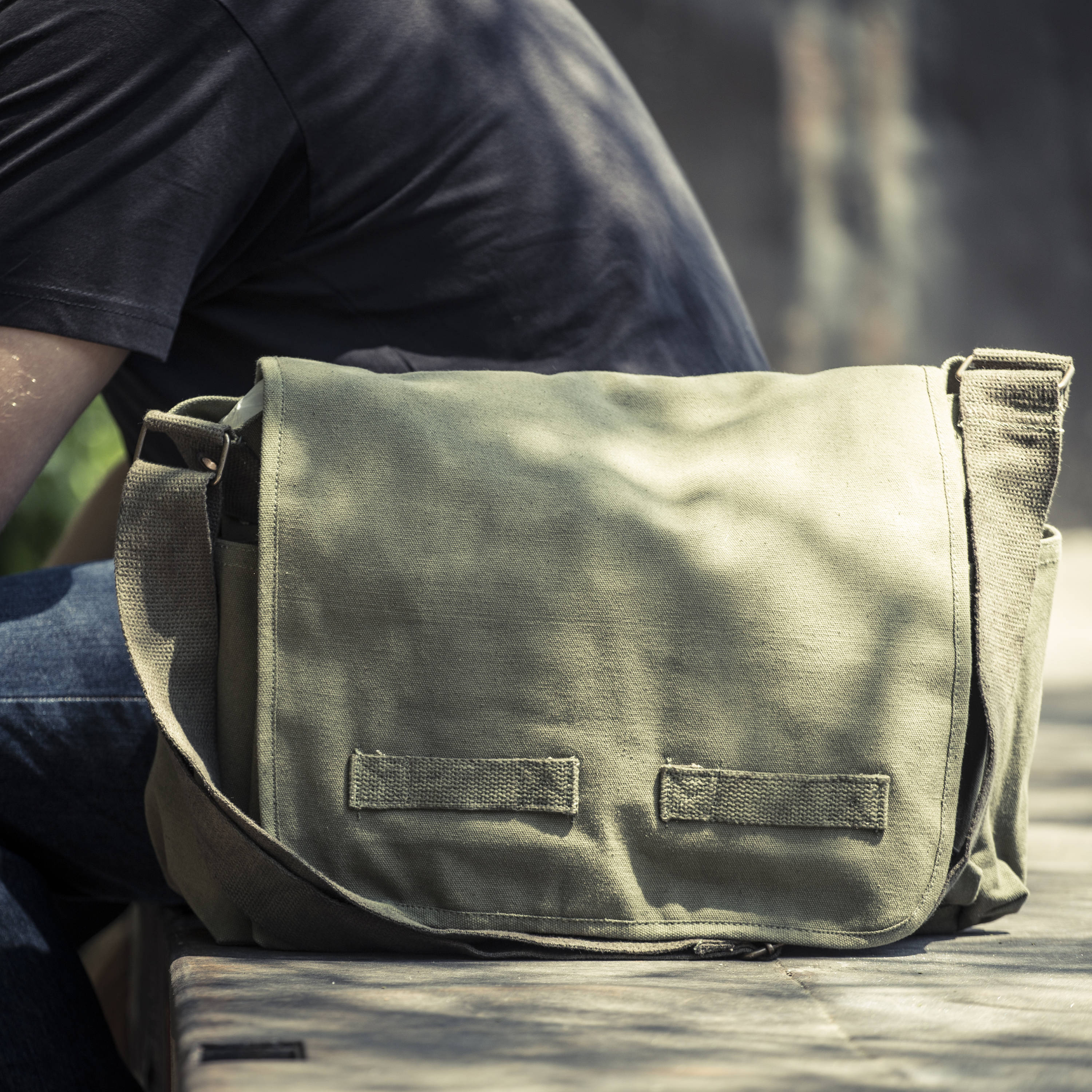 Solid Canvas Messenger Bag, Parent Crossbody Purse, Canvas Bag, Army …