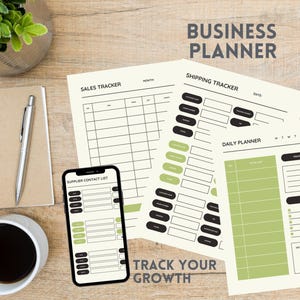 2025 Business Planner Printable | Small Business Planner PDF | Business Planning Bundle | Business Planner Digital Download