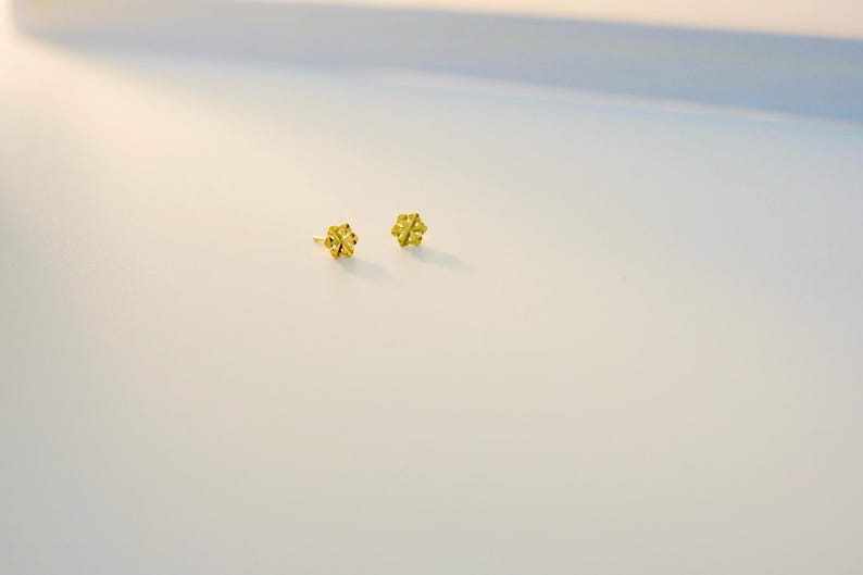 Eleganta snöflingeörhängen: Örhängen i 14K guldpläterat sterlingsilver bild 3