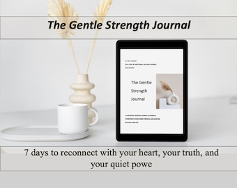 7-Tage Tagebuch zur Selbstpflege für Frauen | Emotionale Heilung PDF | Geführtes reflexives Journal zum Ausdrucken