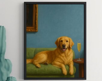 Impresión digital de Golden Retriever