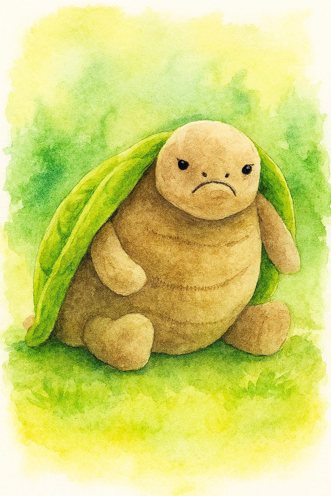 Jellycat Inspired A4 Poster - Grumpy Turtle - Etsy