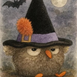 Jellycat inspiriertes A4 Poster - Hexe