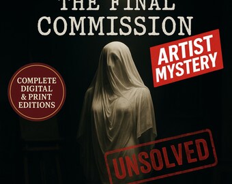 Printable Murder Mystery Game Cold Case – Artistic Studio Clues & Sketch Evidence (Digital File)