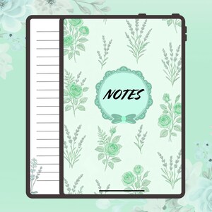 Digital Lined Notebook for iPad & GoodNotes (PDF Download, 6x8&quot;)