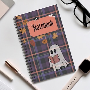 Halloween Spiral Journal, Back to School Notebook, Witchcraft Diary, Magic Planner, Spooky Stationery, Creepy Gift