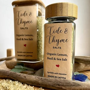 Organic Lemon, Basil & Sea Salt