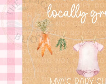 Banner editable de cultivo local / Banner de Canva / Banner digital para fiestas / Banner imprimible para eventos / Descarga instantánea