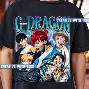 G-Dragon T-Shirt | Kpop Icon Graphic Tee | BigBang Leader Fan Merch | K-HipHop Streetwear Shirt | Vintage Aesthetic Tee | Gift for VIPs