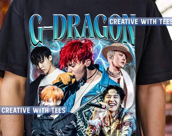G-dragon T-shirt | Kpop Icon Graphic Tee | Bigbang Leader Fan