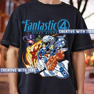 Fantastic Four T-Shirt – Retro Superhero Tee, Comic Book Fan Shirt