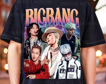 Bigbang Shirt, Gdragon, Taeyang, Daesung, GD, Korea, BIGBANG VIP