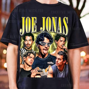 Joe Jonas T-Shirt | Pop Star Graphic Tee | Jonas Brothers Concert Shirt | Gift for Music & Band Fans