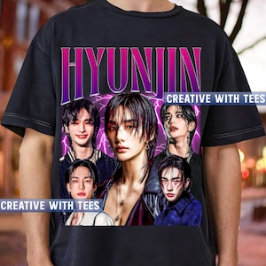 Hyunjin Kpop Shirt – Stray Kids Dance Line Fan Tee, Korean Idol Inspired Merch