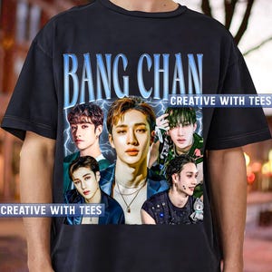 Bang Chan Stray Kids T-Shirt for STAYs – Kpop Leader Fan Tee with Aesthetic Design, SKZ Bias Merch Inspired by Korean Idol Style