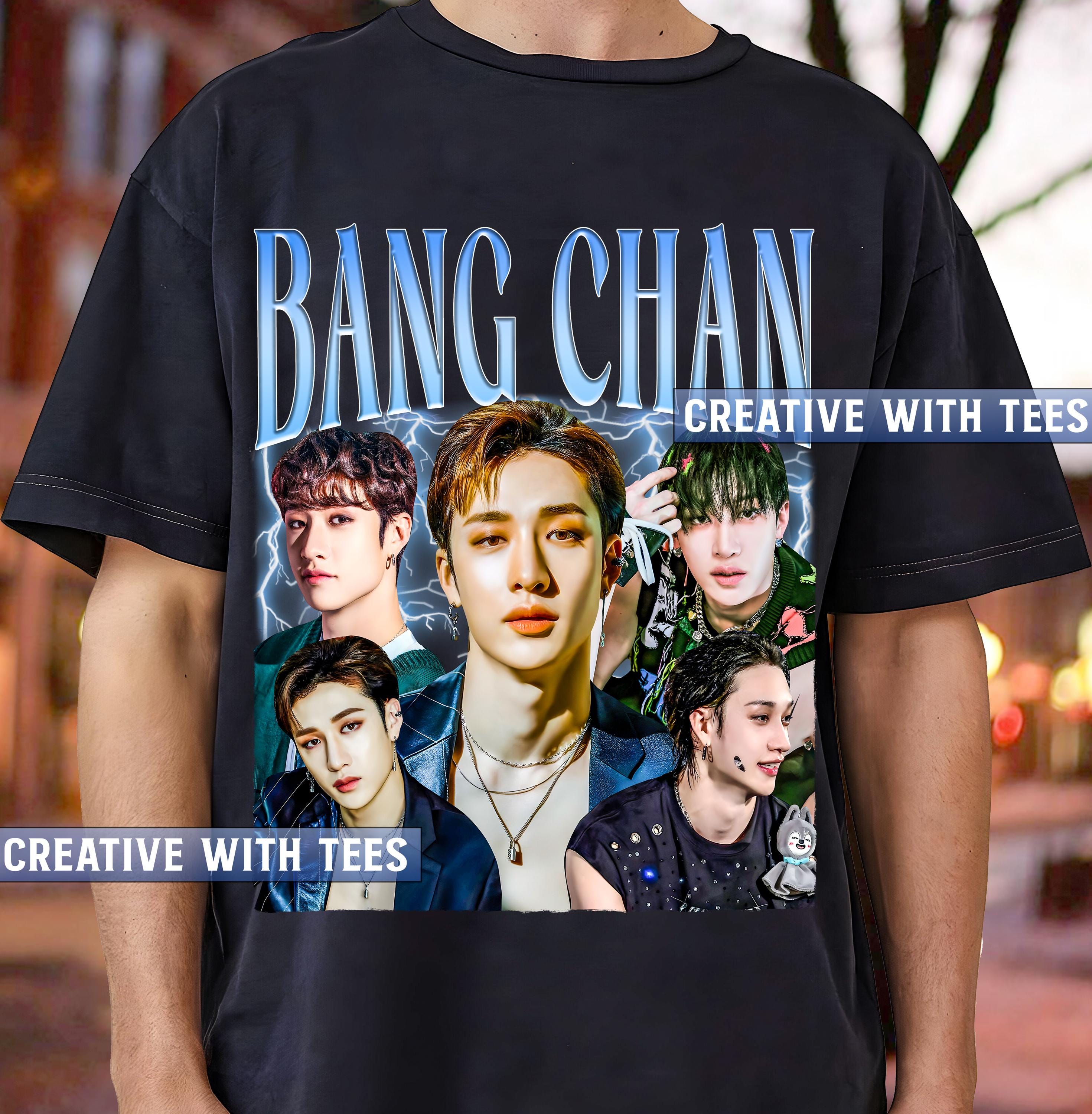 Bang Chan Stray Kids T-shirt for Stays – Kpop Leader Fan Tee With