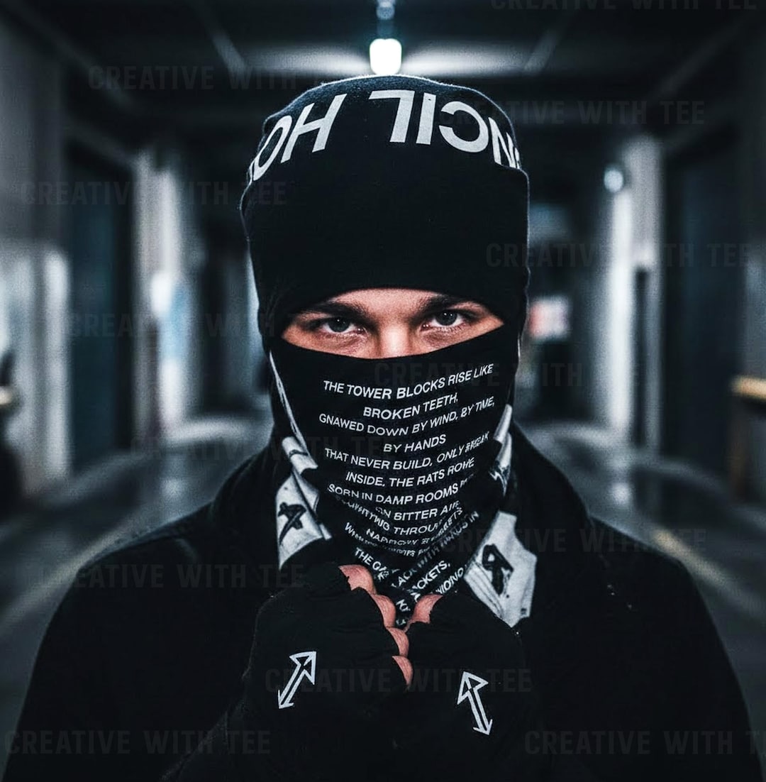 Esdeekid Mask Face Cover | Underground Rap Aesthetic | Streetwear Style ...