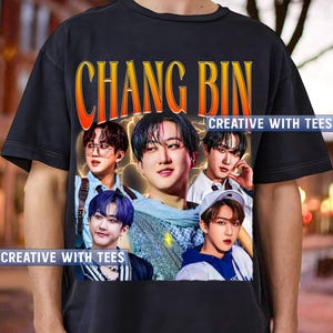 Changbin Kpop Shirt – Stray Kids Inspired Tee, K-Rapper Aesthetic Fan Merch