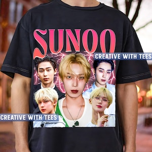 Sunoo ENHYPEN T-Shirt – Kpop Idol Fan Tee, Cute Aesthetic Bias Merch for ENGENEs