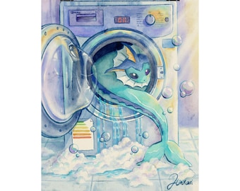 Vaporeon Cute Poster
