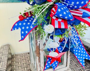 4th of July lantern swag, home decor,business decor