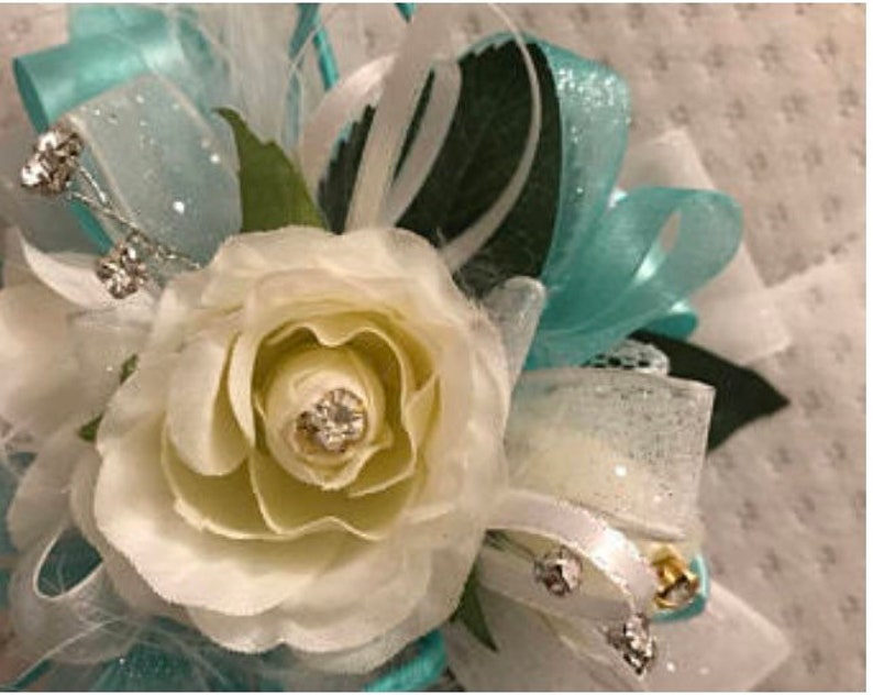 Prom wedding or special occasion corsage.
