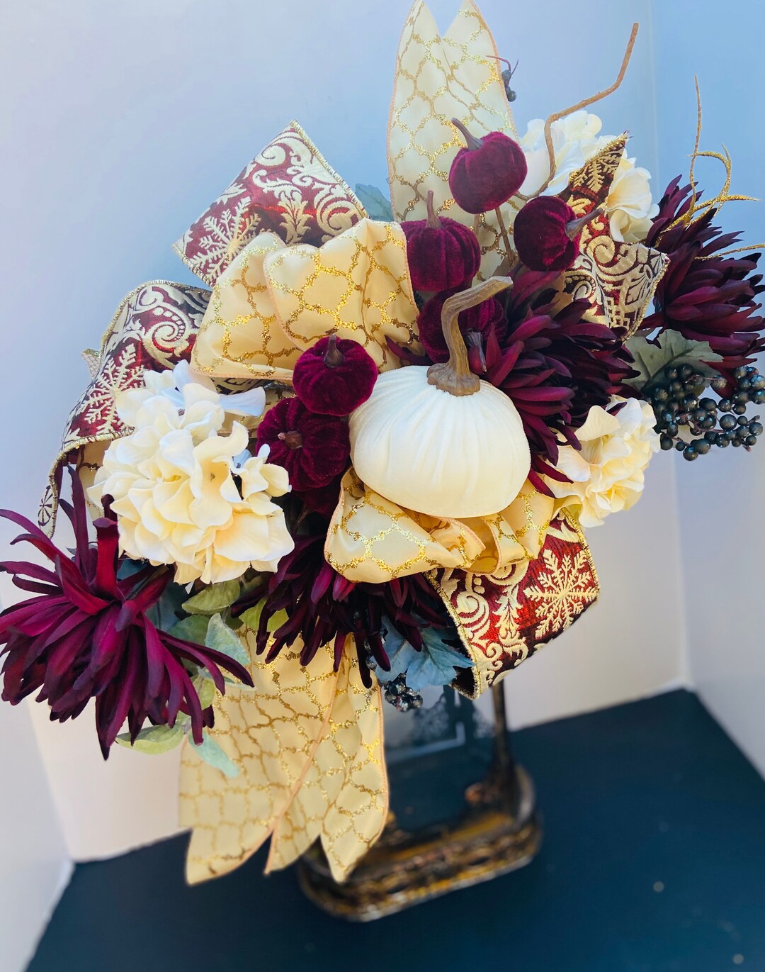Fall Table Swags Fall Lantern Swag,fall Table Decor - Etsy