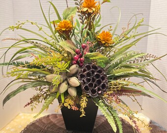 Tuscan  style centerpiece for home or office decor