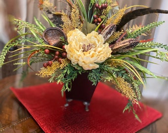 Tuscan centerpiece,home decor,year round decor