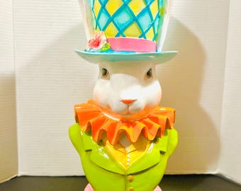 18"Top bunny Hat Planter