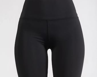 Tight Biker Workout Shorts: Opaque, Moisture-Wicking, American Biflex Fabric