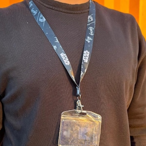 Star Wars, Doctor, Nurse, Atatürk Signature Lanyard with Clear ID Badge Holder – Unique Gift for Healthcare Workers & Fans