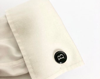 In de stijl van Typewrite Keys Manchetknopen, manchetknopen met monogram, manchetknopen met monogram, gepersonaliseerde manchetknopen, gepersonaliseerde manchetknopen