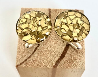 Silver Cufflinks, Silver and Brass Cufflinks, gifts for him, Gold Cufflinks, Designer Cufflinks, Cufflinks, Designer Silver Cufflinks