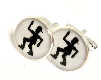 1990s Cuffliks, Rave Cufflinks, Edgy Cufflinks, Hippie Cufflinks, Hipster Cufflinks, Retro Cufflinks, modern cufflinks, party cufflinks