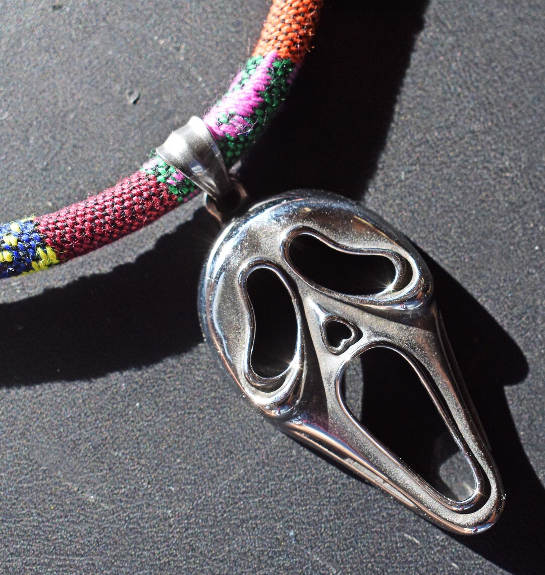 The Scream on Multicolor Cotton Cord - Etsy