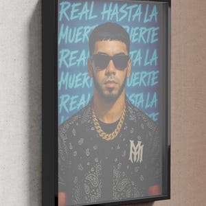 Juego de pared de galería imprimible, póster de Anuel AA 3, arte de pared, arte de pared imprimible, Anuel AA png, 3 DISEÑOS DIGITALES incluidos