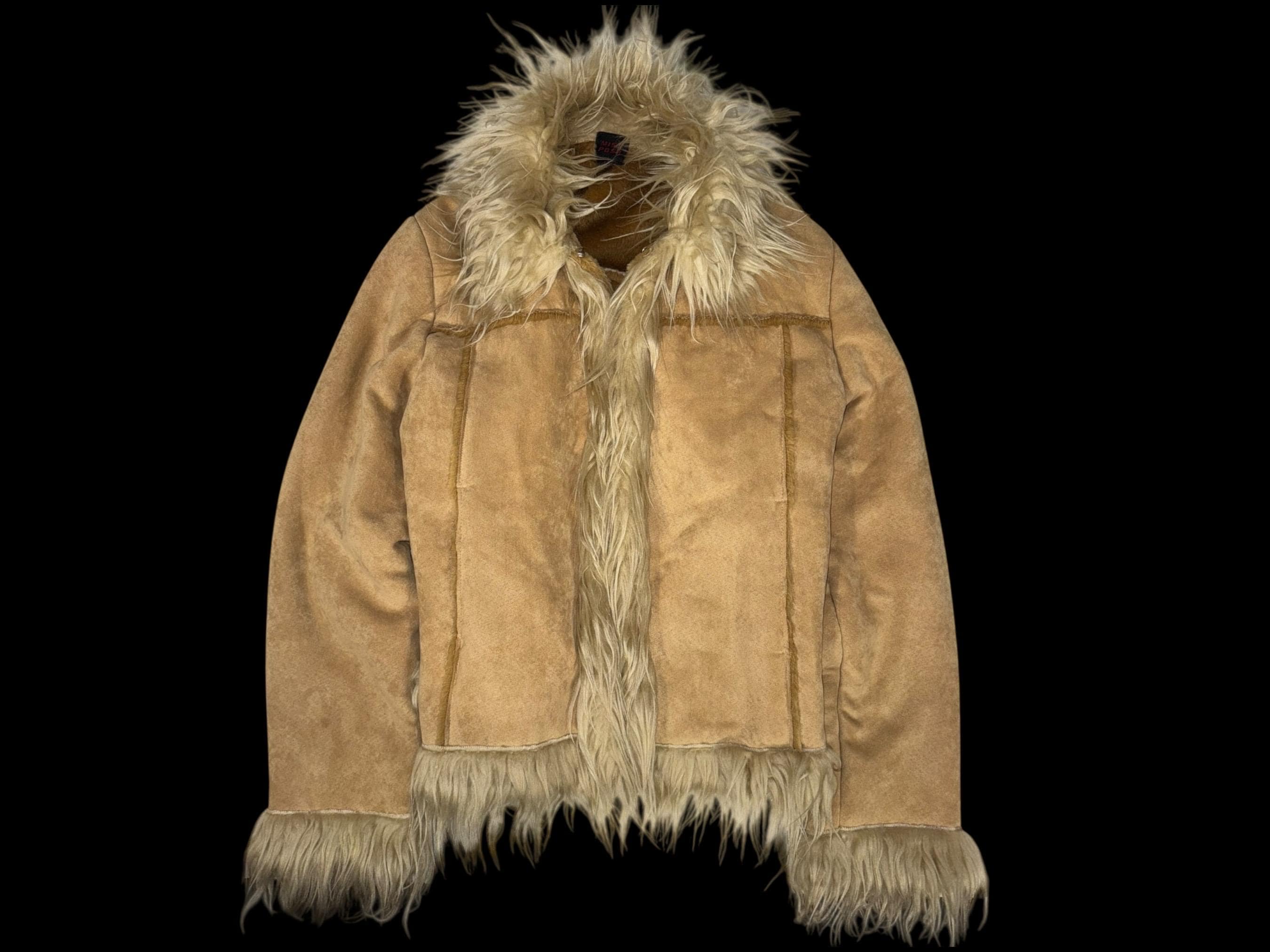 ジャケット・アウター Y2K fake mouton fur jacket fairy grunge 61BJYLMZKyL._UY1000_.jpg