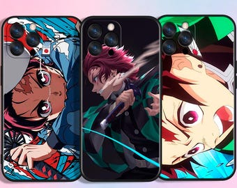Fierce Anime Energy in Fiery Manga Style Protective Phone Case ~ Fits iPhone and Samsung ~ Custom Models Available