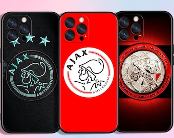 Amsterdam Glory Ajax Vibes beschermend telefoonhoesje in voetbalstijl ~ Geschikt voor iPhone en Samsung ~ Aangepaste modellen beschikbaar